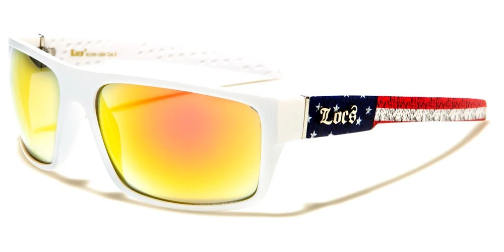 LOCS USA FLAG PRINT SUNGLASSES - Image 4