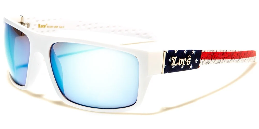 LOCS USA FLAG PRINT SUNGLASSES - Image 5