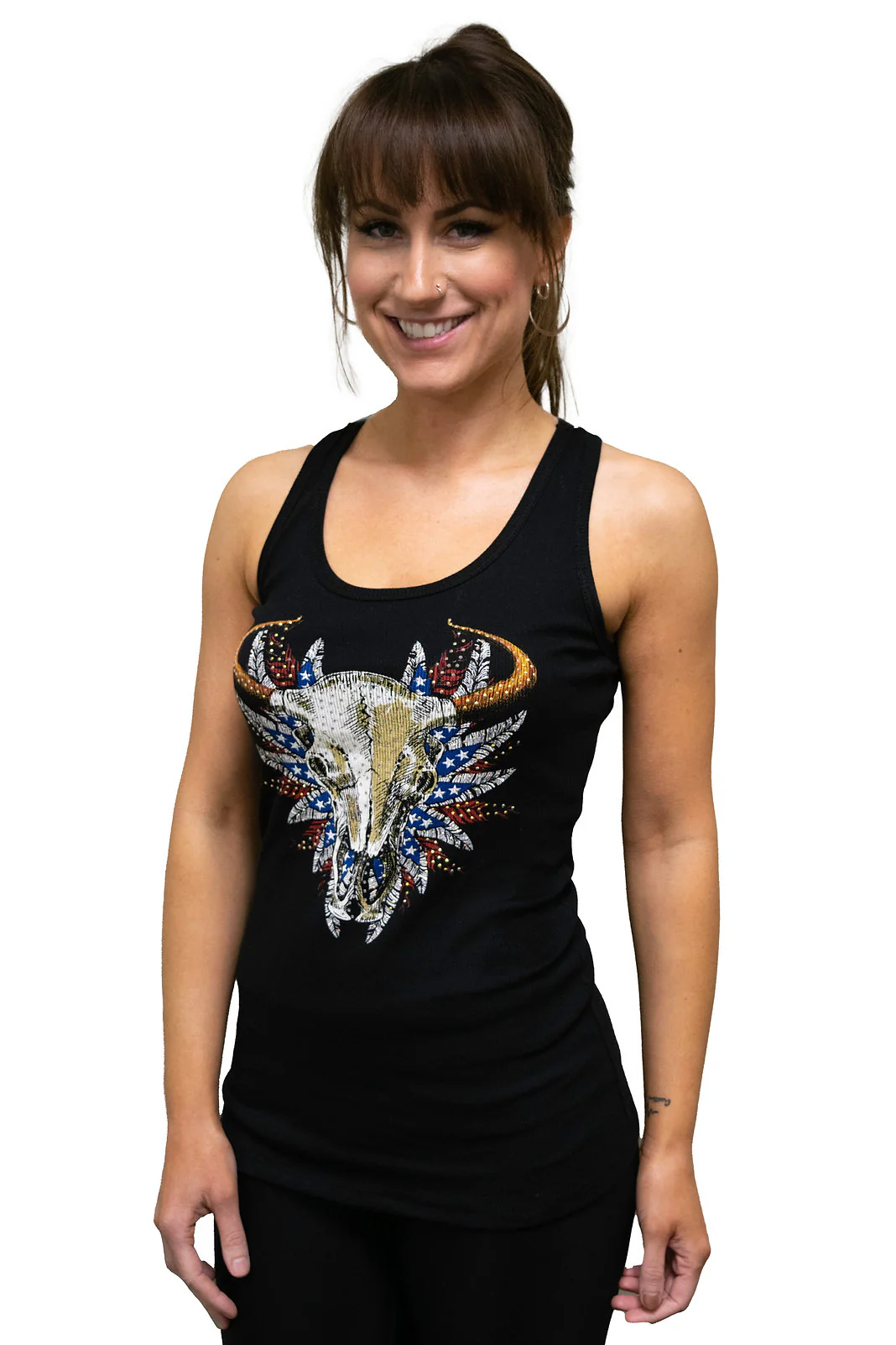 GRAPHIC SLEEVELESS TANK TOPS