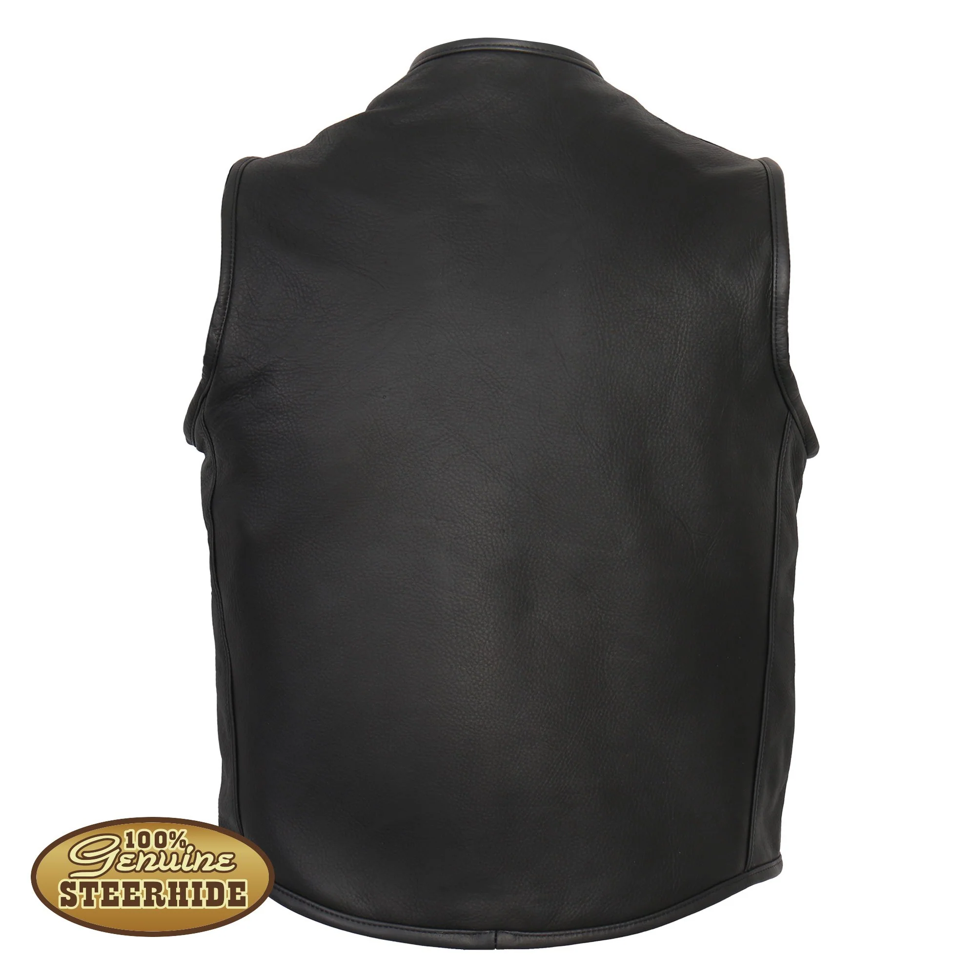 USA Made Men's Leather Vest - Image 4